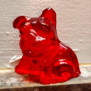 Red Dog Figurine